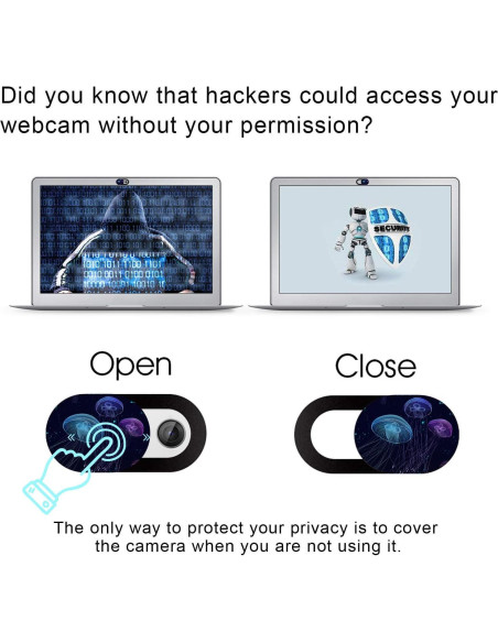 Cubierta de Webcam SIREG SYG0403 - Protección Privacidad 3 Piezas Cubierta de Webcam SIREG SYG0403 - Protección Privacidad 3 Piezas