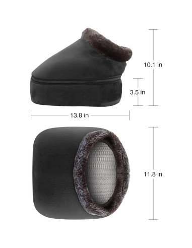 Masajeador de pies Shiatsu Snailax con calor 1.6 kg
