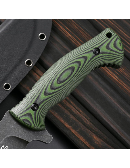 Cuchillo de Hoja Fija Sitivien ST21 Acero AUS-10 8mm Negro Cuchillo de Hoja Fija Sitivien ST21 Acero AUS-10 8mm Negro