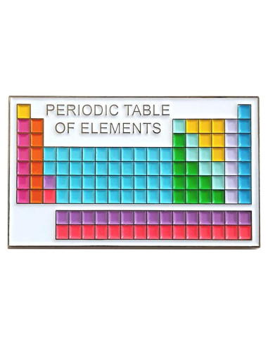 Pin de Esmalte Tabla Periódica Pinsanity 3.81 cm