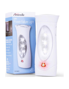 Luz de Emergencia LED Amerelle 71134 - Batería Recargable 7h
