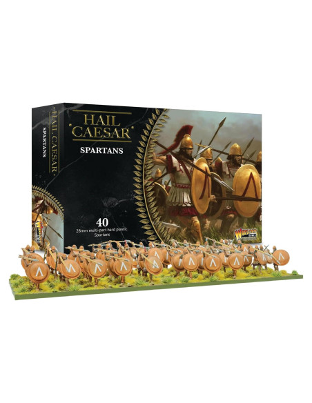 Kit de Modelo Espartanos Warlord Games Hail Caesar 40 Figuras Kit de Modelo Espartanos Warlord Games Hail Caesar 40 Figuras