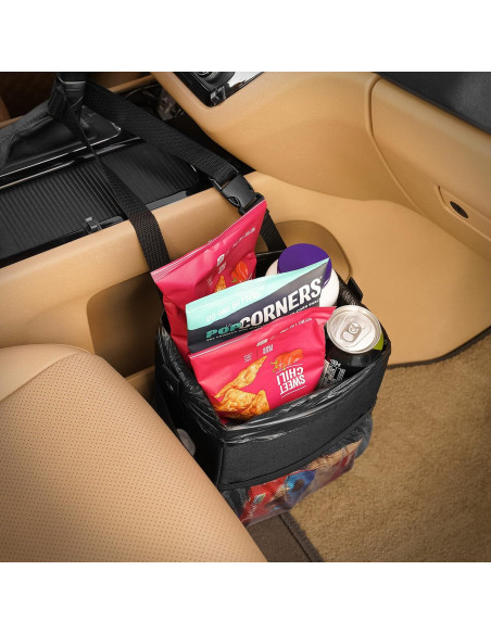 Basurero de Coche KMMOTORS ALD Pequeño Plegable con Bolsas Basurero de Coche KMMOTORS ALD Pequeño Plegable con Bolsas