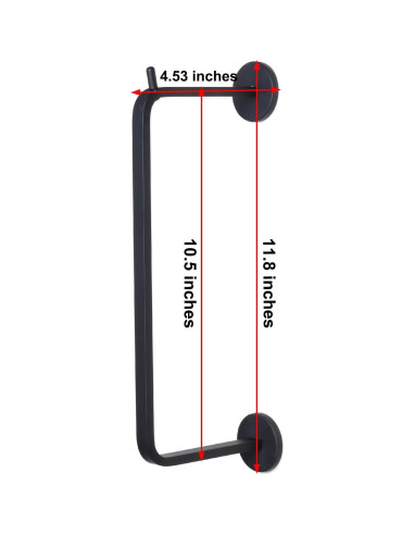 Soporte Magnético para Perchas LEVOSHUA - Paquete de 2, Negro