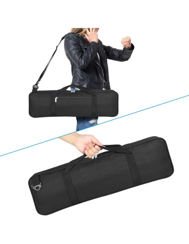 Bolsa de Ajedrez LEAP Negra con Compartimentos 59.69x8.89x17.4 cm