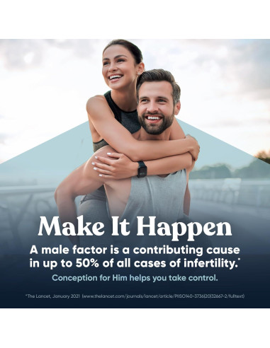 Suplemento de Fertilidad Masculina Eu Natural 60 Cápsulas