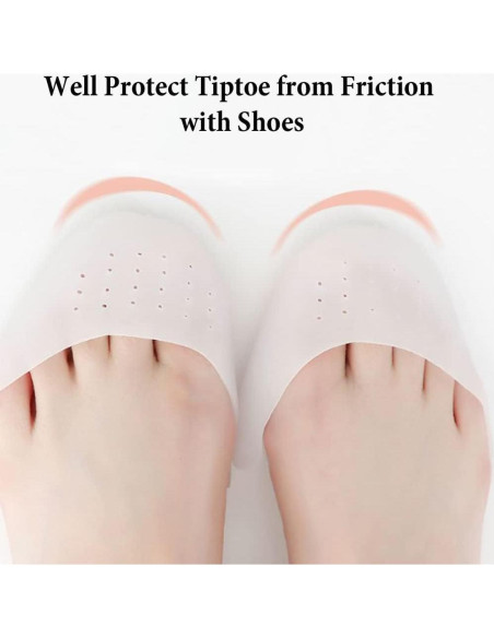 Protectores de Dedos de Silicona Misorita Beige - Alivio Dolor Tacones Protectores de Dedos de Silicona Misorita Beige - Alivio Dolor Tacones