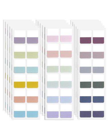 Pestañas Adhesivas Potanro 720pcs Coloridas Reposicionables