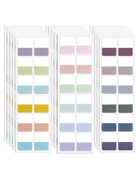 Pestañas Adhesivas Potanro 720pcs Coloridas Reposicionables Pestañas Adhesivas Potanro 720pcs Coloridas Reposicionables