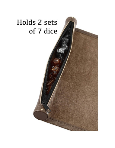 Bandeja de Dados Scroll Forged Dice Co - Tapete y Funda 14 Dados