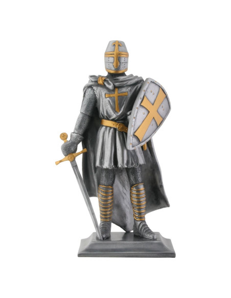 Estatua Caballero Templario Medieval YTC Summit 23cm Estatua Caballero Templario Medieval YTC Summit 23cm