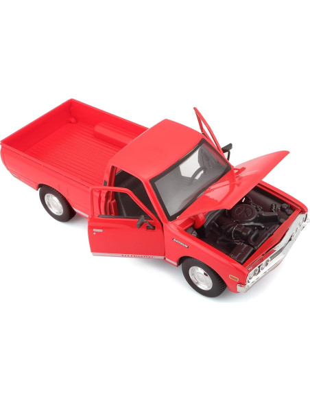 Maisto Datsun 620 Pickup 1973 1:24 Modelo Escala 20 cm Rojo Maisto Datsun 620 Pickup 1973 1:24 Modelo Escala 20 cm Rojo
