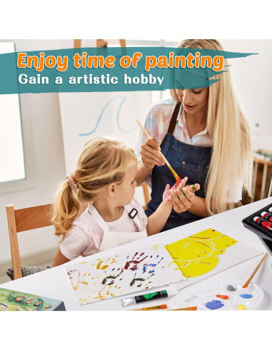 Juego de Pintura Acrílica Koseibal 28 Piezas para Niños