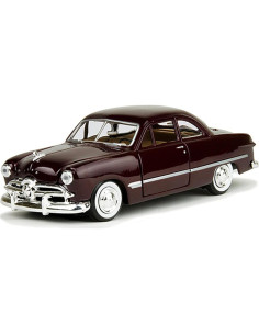 Coche de metal Ford Coupe 1949 Burdeos Motormax 1:24 2