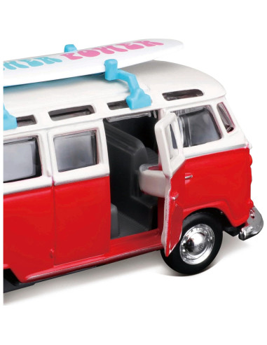 Maisto Volkswagen Van Samba 11.43 cm Fundición Colores Variados