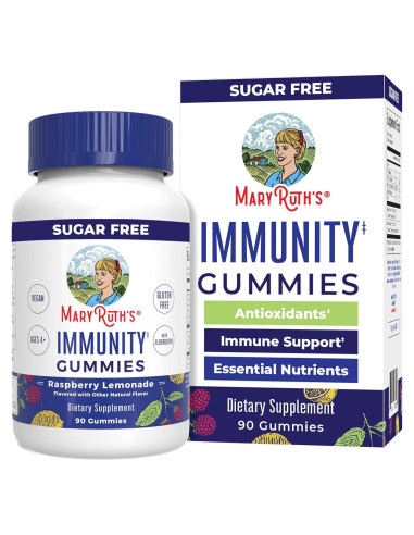 Gominolas Inmunidad MaryRuth 90ct | Vitamina C, D, Zinc, Veganas