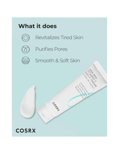Crema Facial COSRX AHA BHA Vitamina C 50 ml Antienvejecimiento Crema Facial COSRX AHA BHA Vitamina C 50 ml Antienvejecimiento
