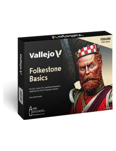 Set de Pinturas Acrílicas Vallejo Folkestone 16 x 18 ml