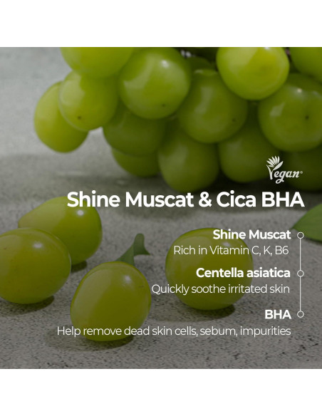 Mascarilla Facial Cica BHA SKINFOOD Shine Muscat 180g Mascarilla Facial Cica BHA SKINFOOD Shine Muscat 180g