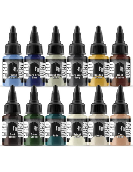 Pinturas Acrílicas Pro Acryl Monument Hobbies 17.85 Oz Mate Pinturas Acrílicas Pro Acryl Monument Hobbies 17.85 Oz Mate