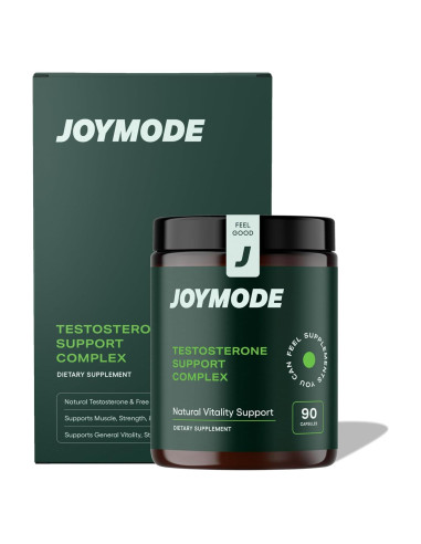 Suplemento Natural de Testosterona JOYMODE 90 Cápsulas - Ashwagandha, Zinc, Magnesio