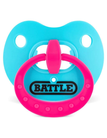 Protector Bucal Battle Sports Binky Oxygen Fútbol - Azul Bebé Protector Bucal Battle Sports Binky Oxygen Fútbol - Azul Bebé