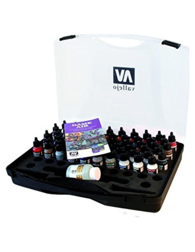 Estuche de Pinturas Acrílicas Vallejo Game Air 64 x 17 ml