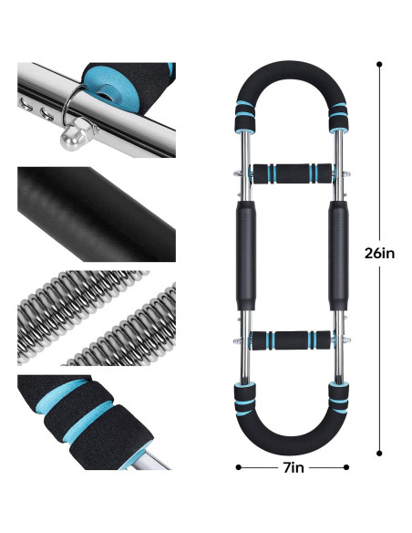 Entrenador de Brazos Twister PHOVSUV Ajustable 27-45kg Entrenador de Brazos Twister PHOVSUV Ajustable 27-45kg