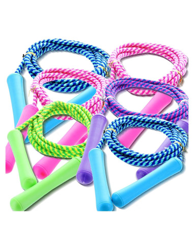 Cuerda de Salto Ajustable GiftExpress - Paquete de 6 Piezas