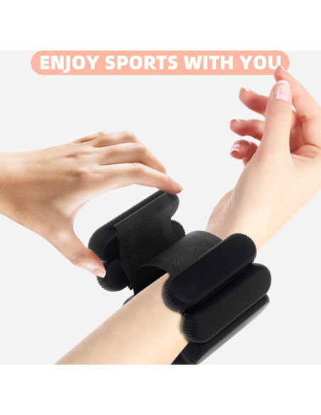 Pesas de Tobillo y Muñeca YOVKOK 0.9 kg Ajustables Negro Pesas de Tobillo y Muñeca YOVKOK 0.9 kg Ajustables Negro