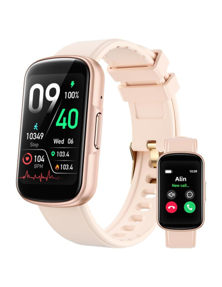 Reloj Inteligente Parsonver Oro Rosa con Monitor de Salud IP68 Reloj Inteligente Parsonver Oro Rosa con Monitor de Salud IP68