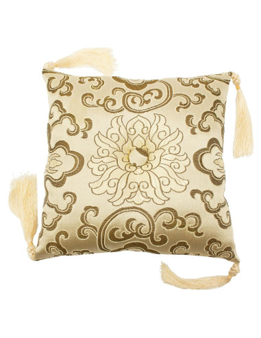 Cojín de Brocado para Cuenco Cantante 17.78 cm Oro