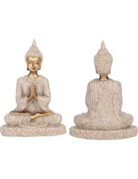 Estatua de Buda AUNMAS 8cm Meditación Zen Artesanía Decorativa Estatua de Buda AUNMAS 8cm Meditación Zen Artesanía Decorativa