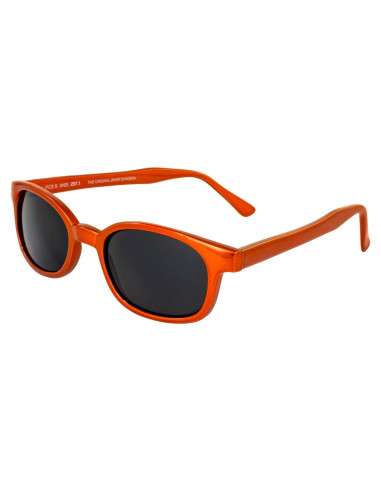 Gafas de Sol X-KD's Naranja Metálico Lente Gris 55mm