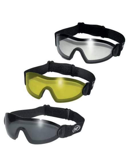 Gafas de Motocicleta Global Vision Flare - 3 Pares Lentes UV400 Gafas de Motocicleta Global Vision Flare - 3 Pares Lentes UV400