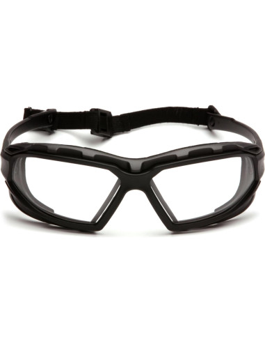 Gafas de Seguridad Pyramex Highlander XP, Antivaho, Negro-Gris
