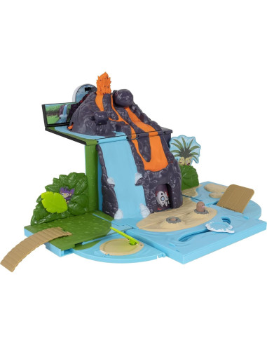 Playset Volcán Pokémon Carry 'N' Go con 4 Figuras 5 cm