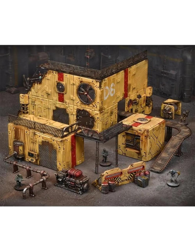 Escenografía Modular Mantic Games Zona Industrial 14x9.5 cm