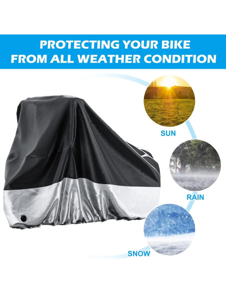 Cubierta Impermeable MOPHOTO para Triciclo Adulto 190.5x76.2cm Cubierta Impermeable MOPHOTO para Triciclo Adulto 190.5x76.2cm