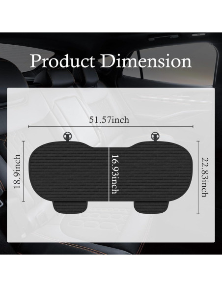 Funda de Asiento Trasero YGDMD Universal Antideslizante 131x58cm Funda de Asiento Trasero YGDMD Universal Antideslizante 131x58cm