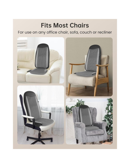 Masajeador de Espalda Shiatsu Comfier CF-2208 con Calor Masajeador de Espalda Shiatsu Comfier CF-2208 con Calor