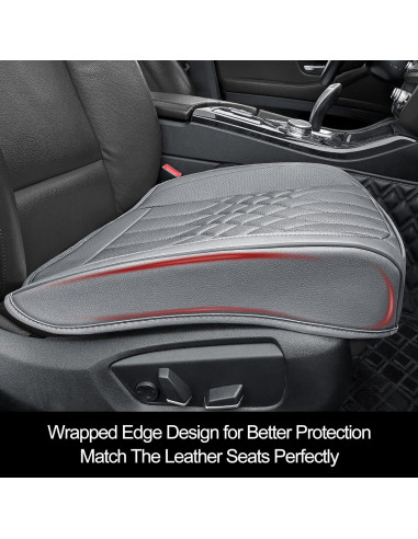 Funda de Asiento de Coche BOPUOVRE Gris Impermeable Antideslizante