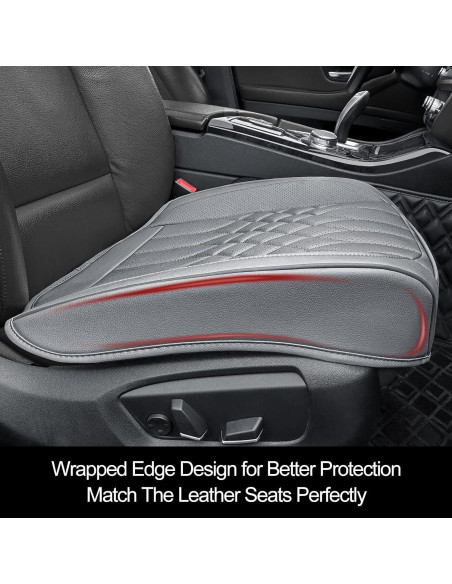 Funda de Asiento de Coche BOPUOVRE Gris Impermeable Antideslizante Funda de Asiento de Coche BOPUOVRE Gris Impermeable Antideslizante
