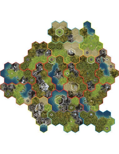 Juego de Mesa Civilization - Estrategia Táctica 2-4 Jugadores
