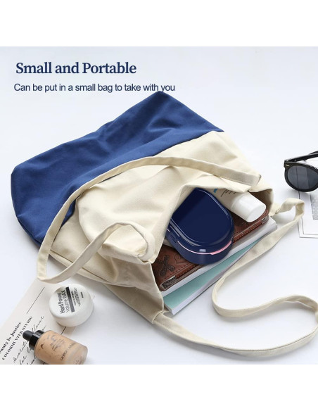 Estuche para Dentaduras Lancizy Doble Capa Azul 118x84x55mm Estuche para Dentaduras Lancizy Doble Capa Azul 118x84x55mm