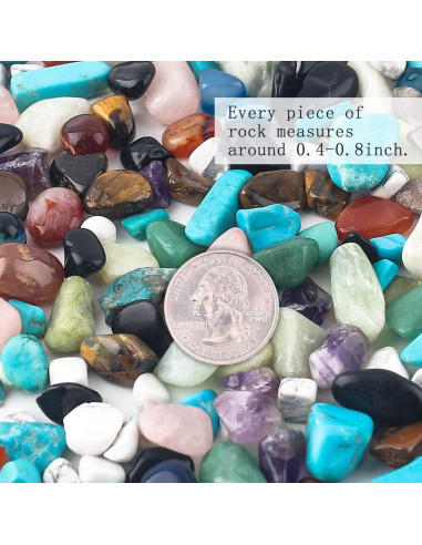 Cristales de Cuarzo JOHAUSE 450g - 10 Tipos Variados para Decoración