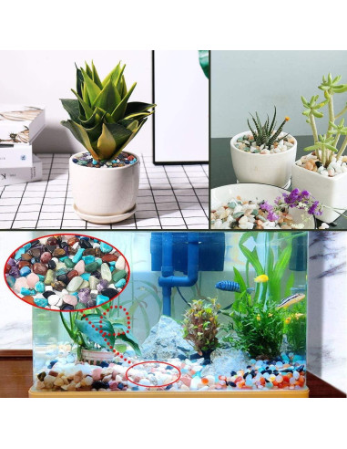 Cristales de Cuarzo JOHAUSE 450g - 10 Tipos Variados para Decoración
