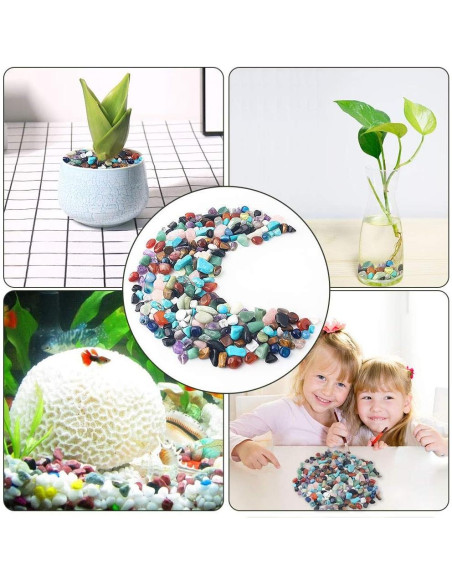 Cristales de Cuarzo JOHAUSE 450g - 10 Tipos Variados para Decoración Cristales de Cuarzo JOHAUSE 450g - 10 Tipos Variados para Decoración