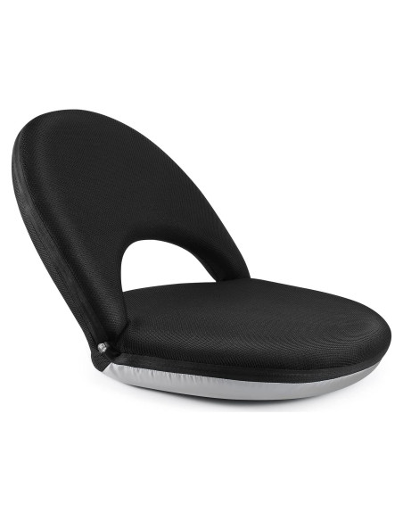Silla de Suelo Nnewvante Ajustable 42 Posiciones Negra Silla de Suelo Nnewvante Ajustable 42 Posiciones Negra