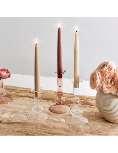 Velas LED Sin Llama LampLust 23 cm con Control Remoto - 3 Pzas